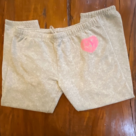 Like Love Gray Sweatpants with Pink NWOT SZ S - Picture 8 of 9